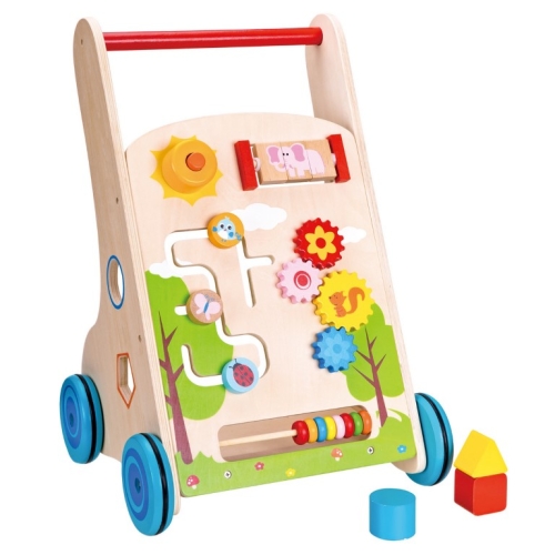 New Classic Toys Activiteiten Duw- Loopwagen 7 in 1